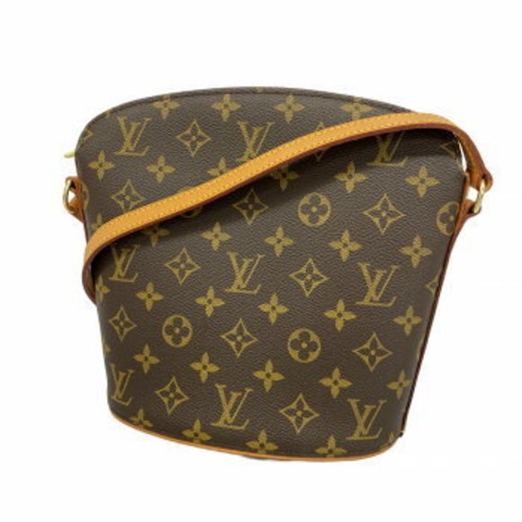 Louis Vuitton Monogram Drouot Shoulder Bag Brown - Picture 1 of 9
